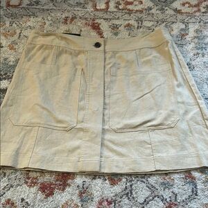 Banana Republic Tan Mini Cargo Skirt Casual